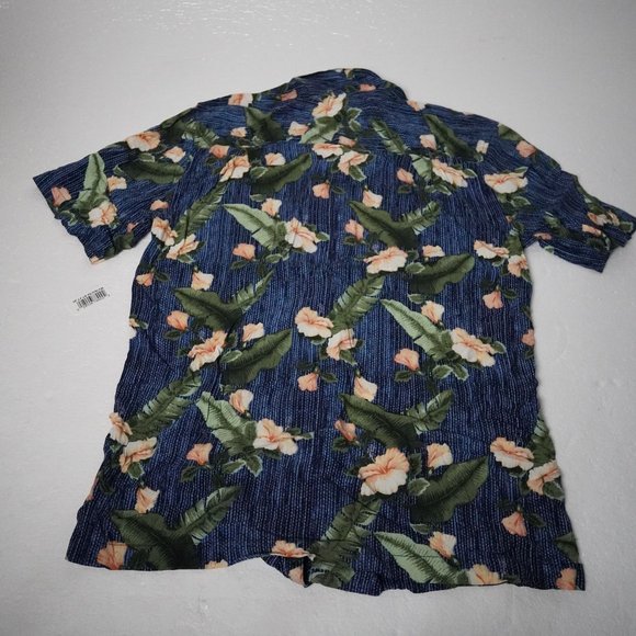 Oliver & Burke Tropical Hibiscus Aloha Shirt - Picture 1 of 4